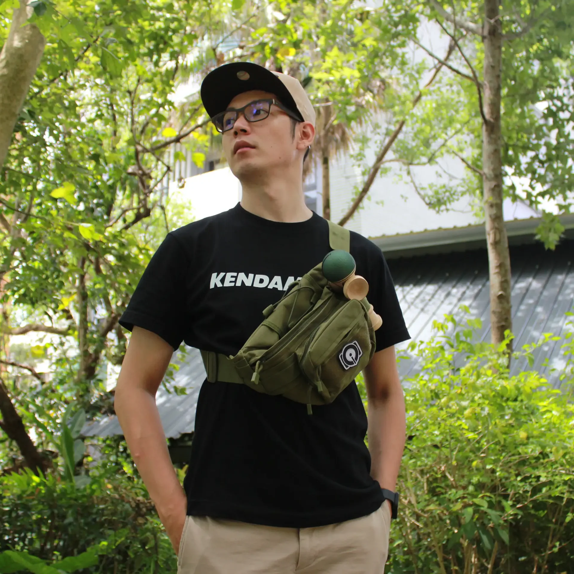 KENDAMA101戰術劍玉包（卡其色/黑色/墨綠色）