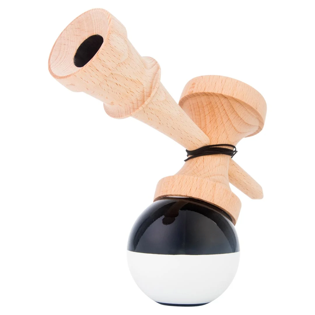 Kendama usa kaizen half split jet shape black beginner 3