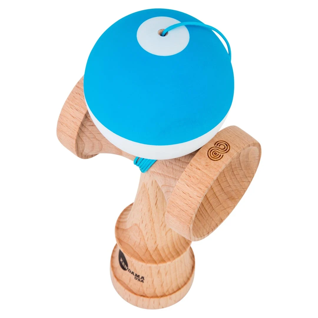 Kendama usa kaizen half split jet shape blue beginner 2