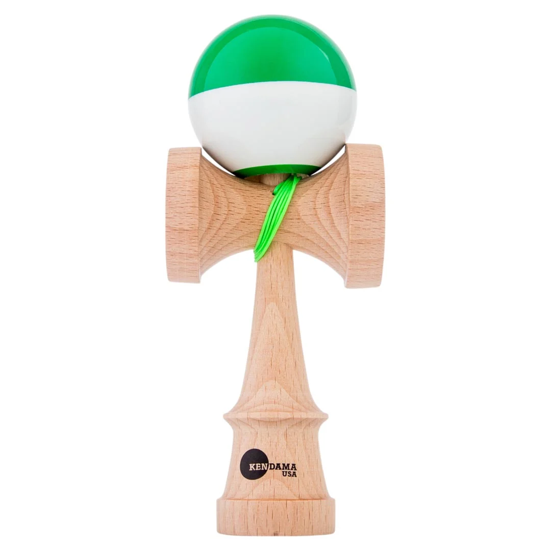 Kendama usa kaizen half split jet shape green beginner 1