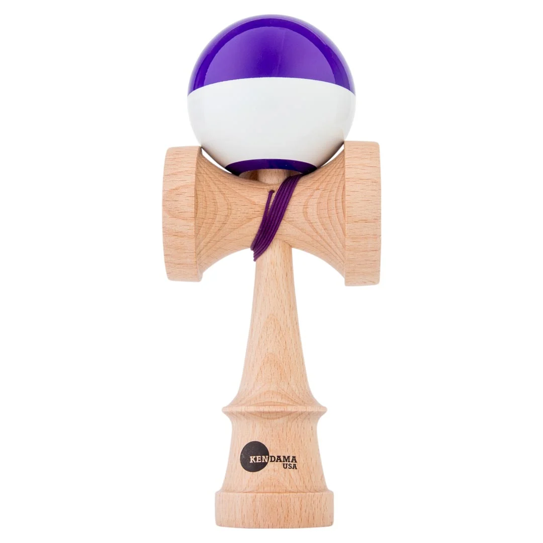 Kendama usa kaizen half split jet shape purple beginner 1