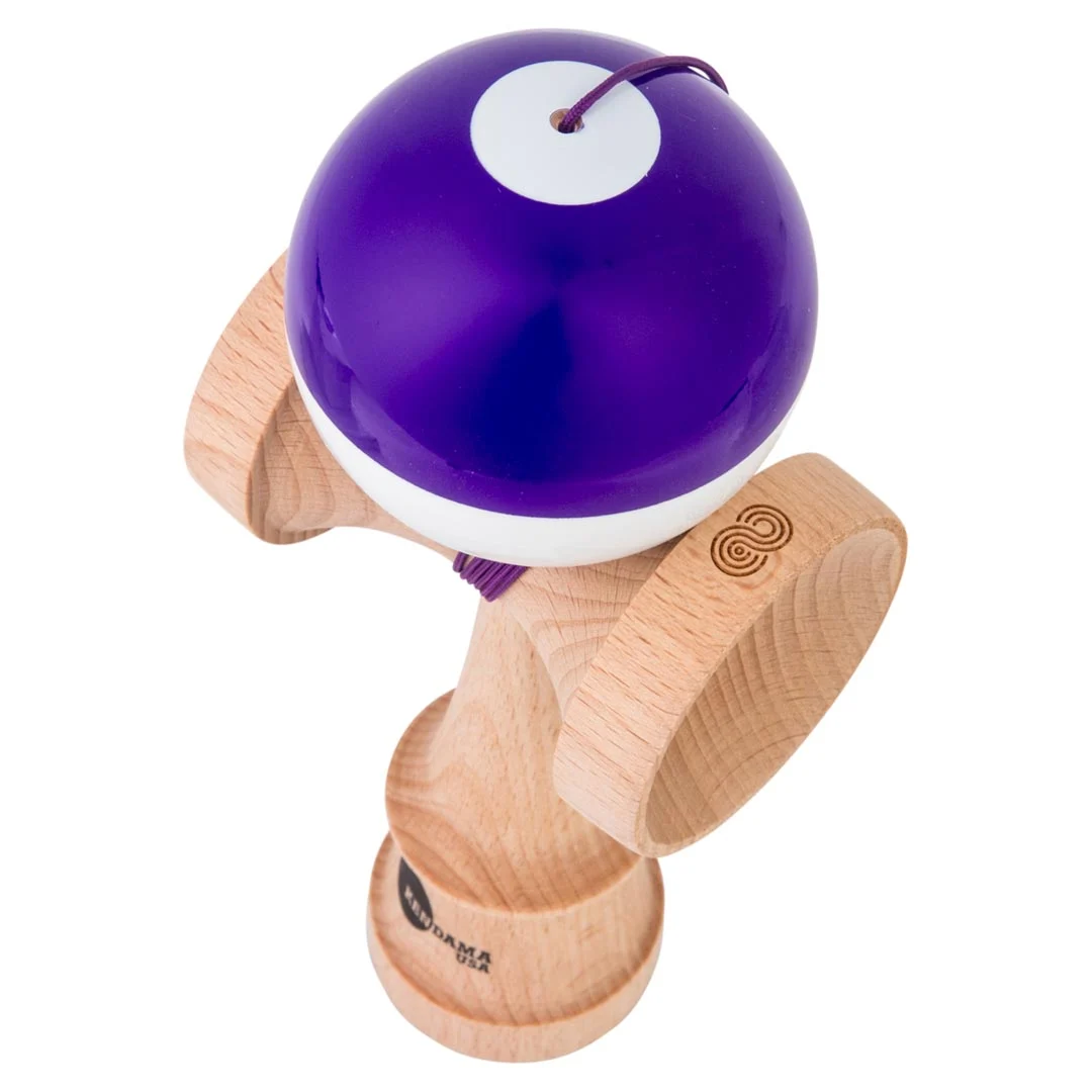 Kendama usa kaizen half split jet shape purple beginner 2