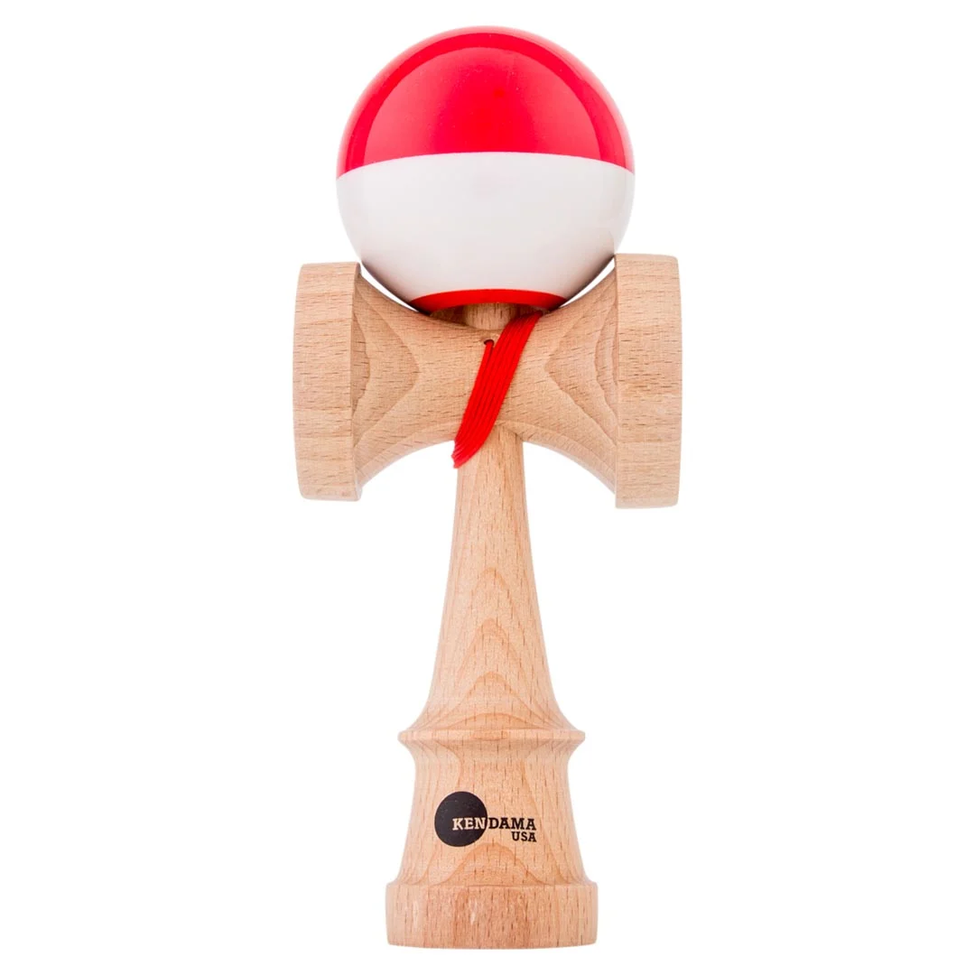 Kendama usa kaizen half split jet shape red beginner 1