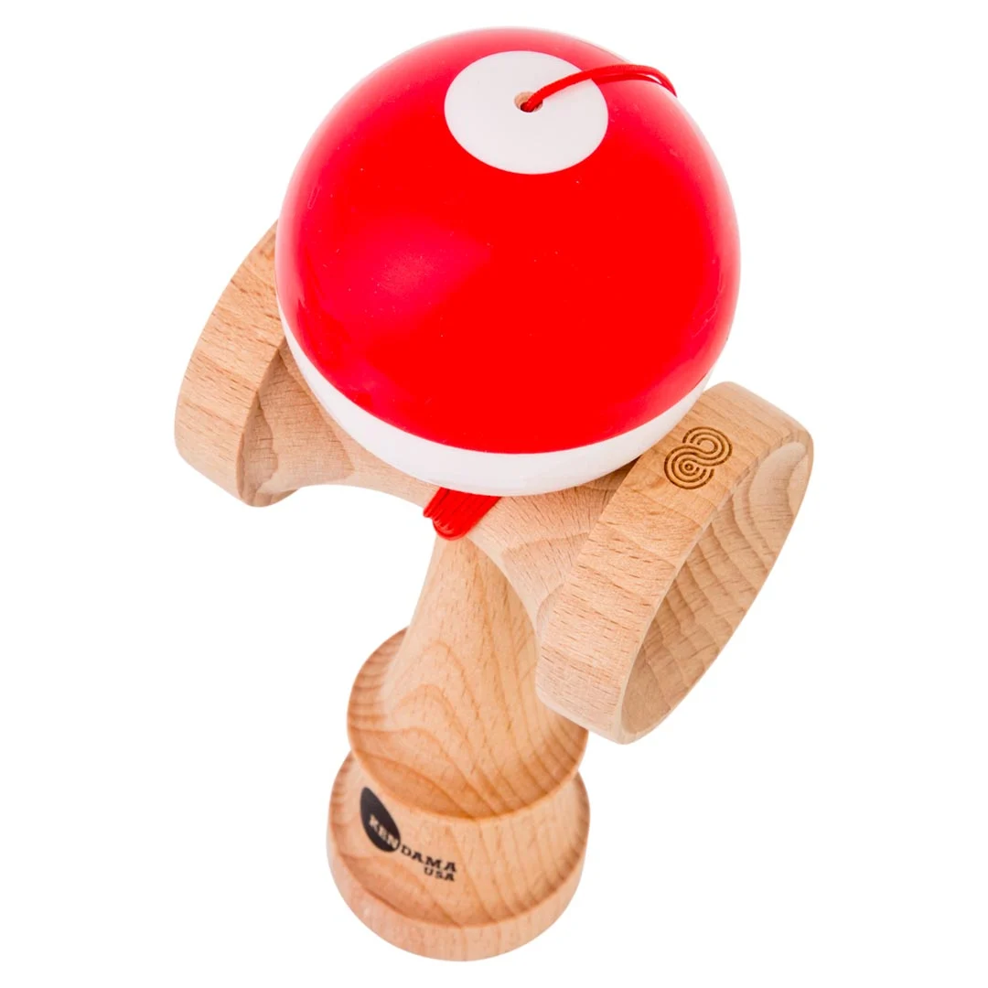 Kendama usa kaizen half split jet shape red beginner 2
