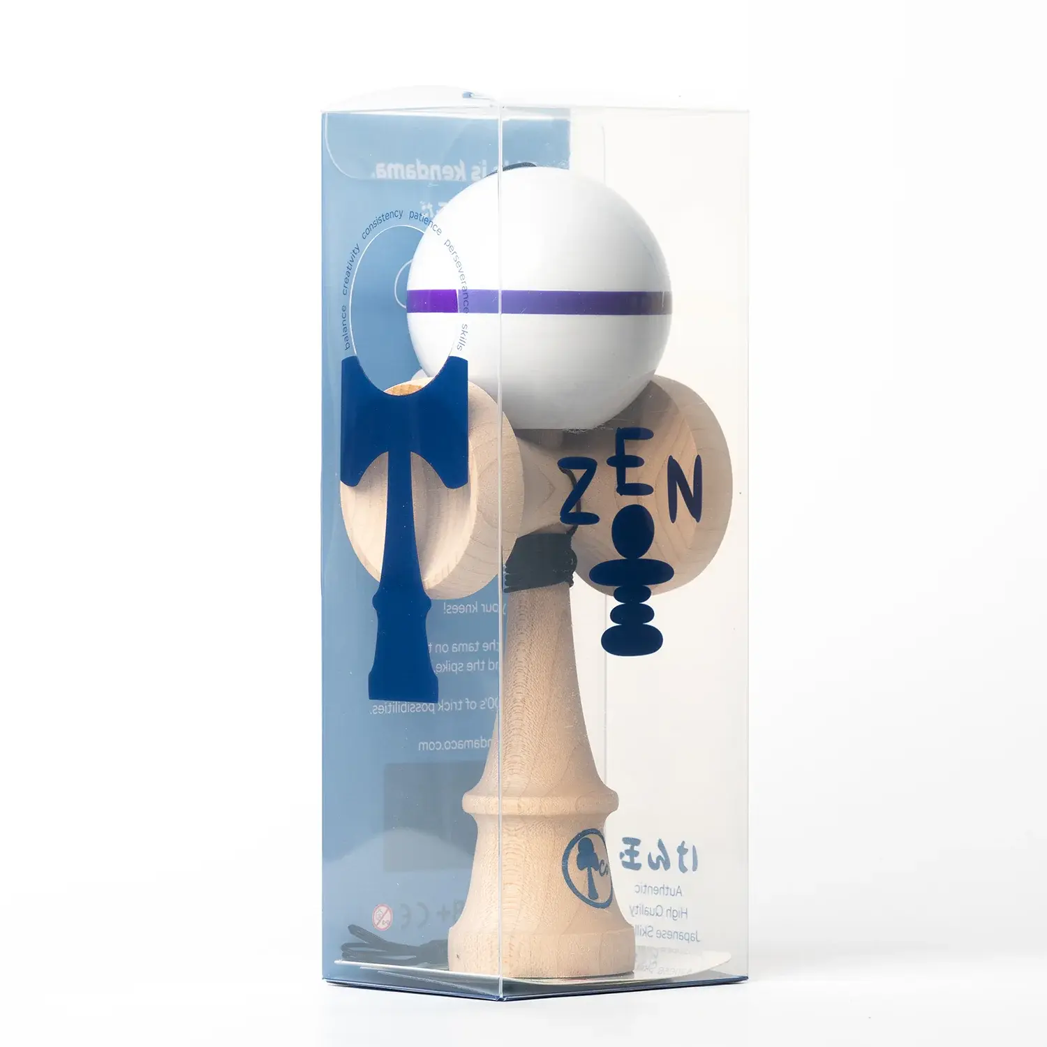 Kendama Co Blue Stripe Zen 紫色線條款劍玉