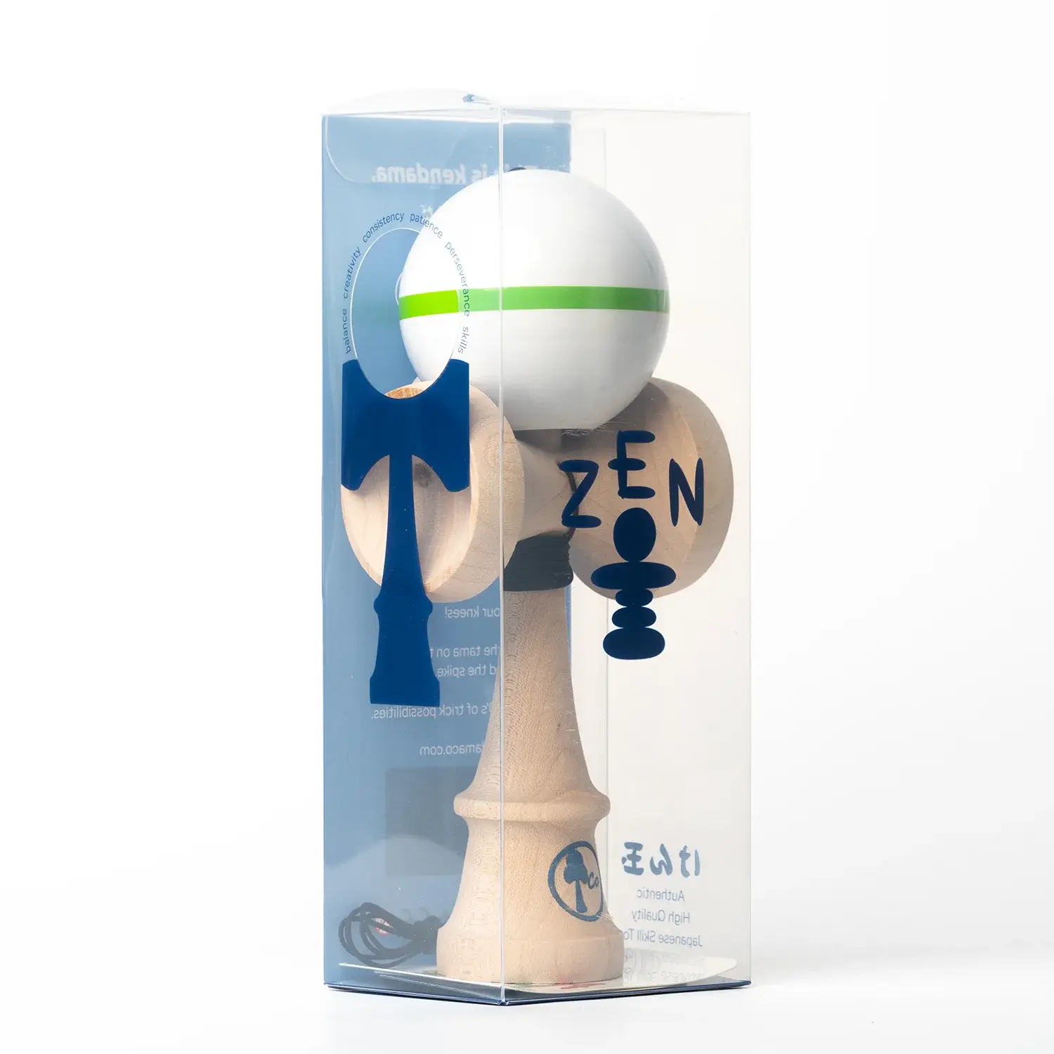 Kendama Co Green Stripe Zen 綠色線條款劍玉