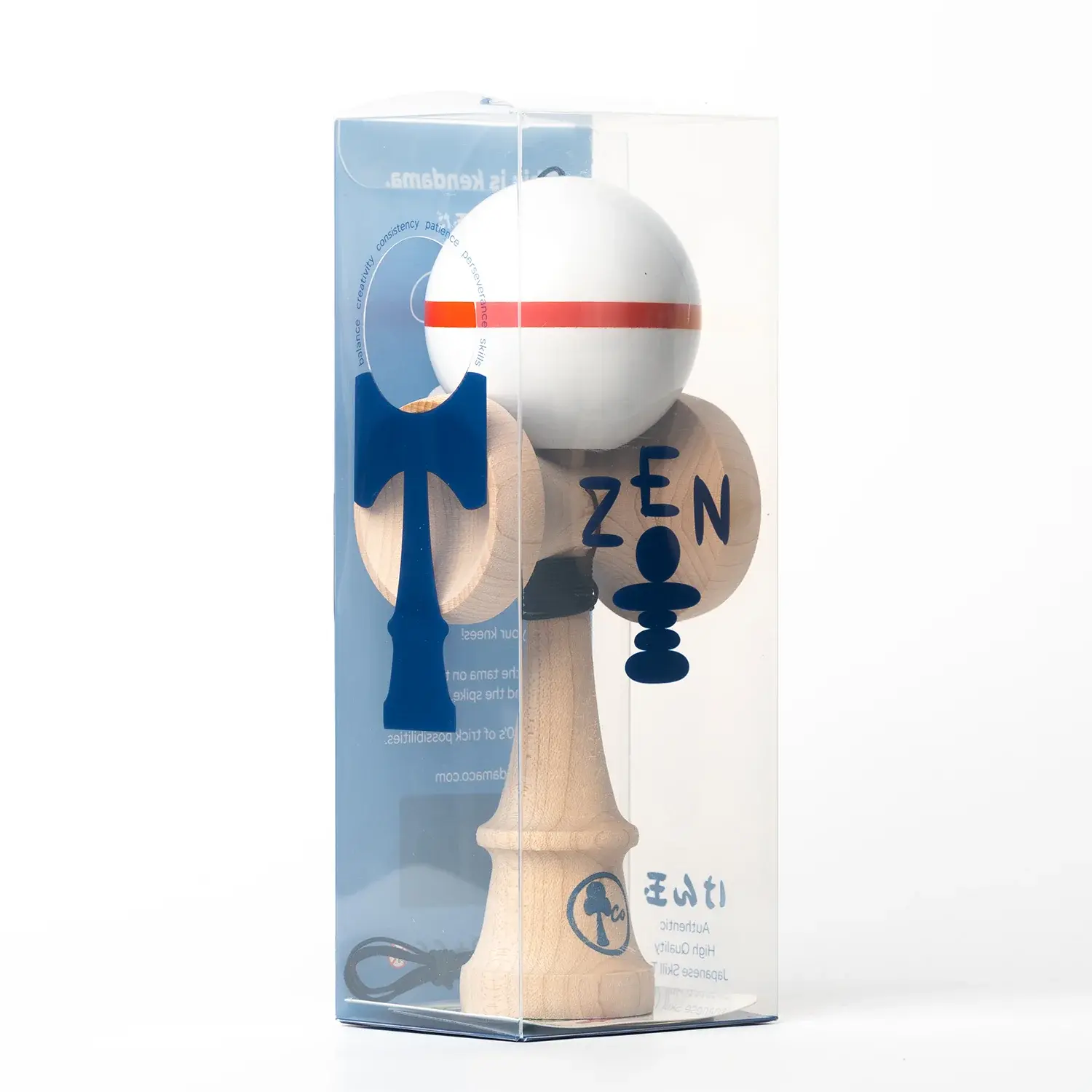 Kendama Co Red Stripe Zen 紅色線條款劍玉
