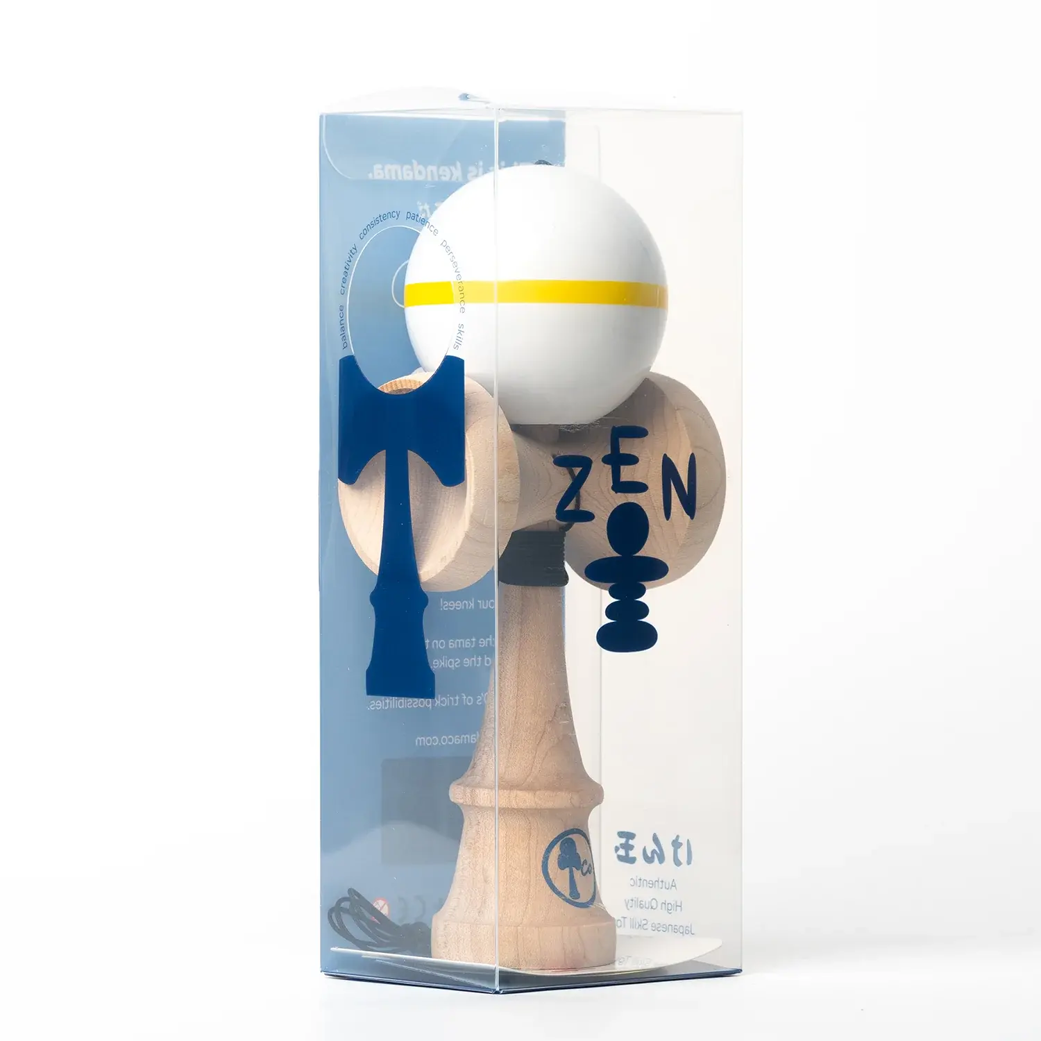 Kendama Co Yello Stripe Zen 黃色線條款劍玉