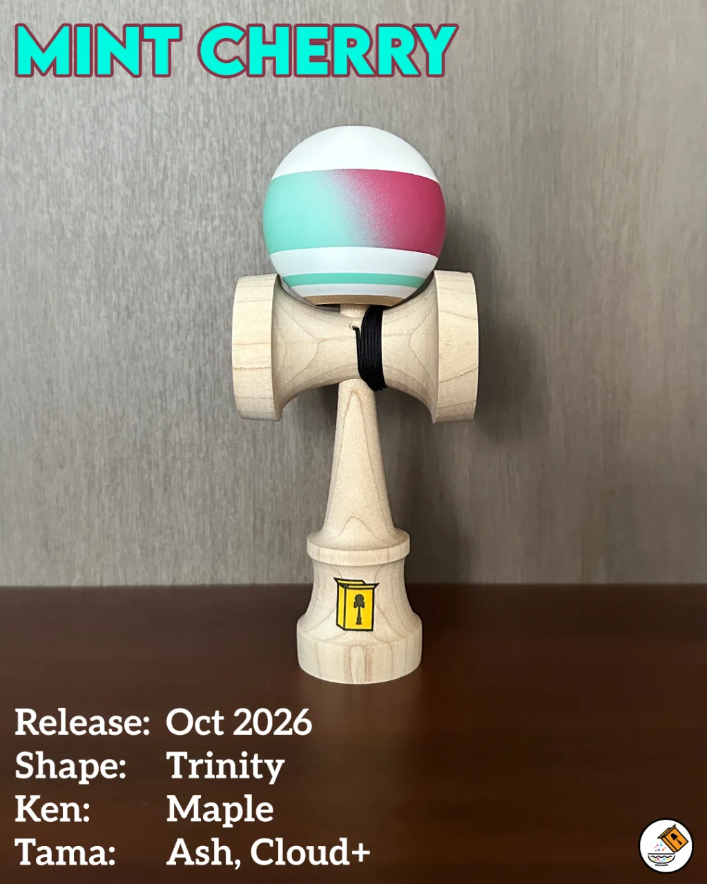 Cerealkendama Mint Cherry Cereal Kendama Mint Cherry 薄荷櫻桃 劍玉